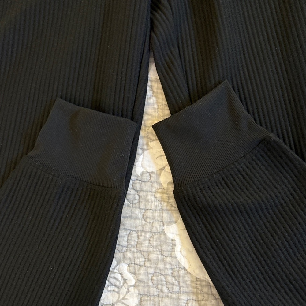 DSG So Soft Ottoman Ribbed Joggers ~ Size XS ~ Pure Black - Picture 3 of 8